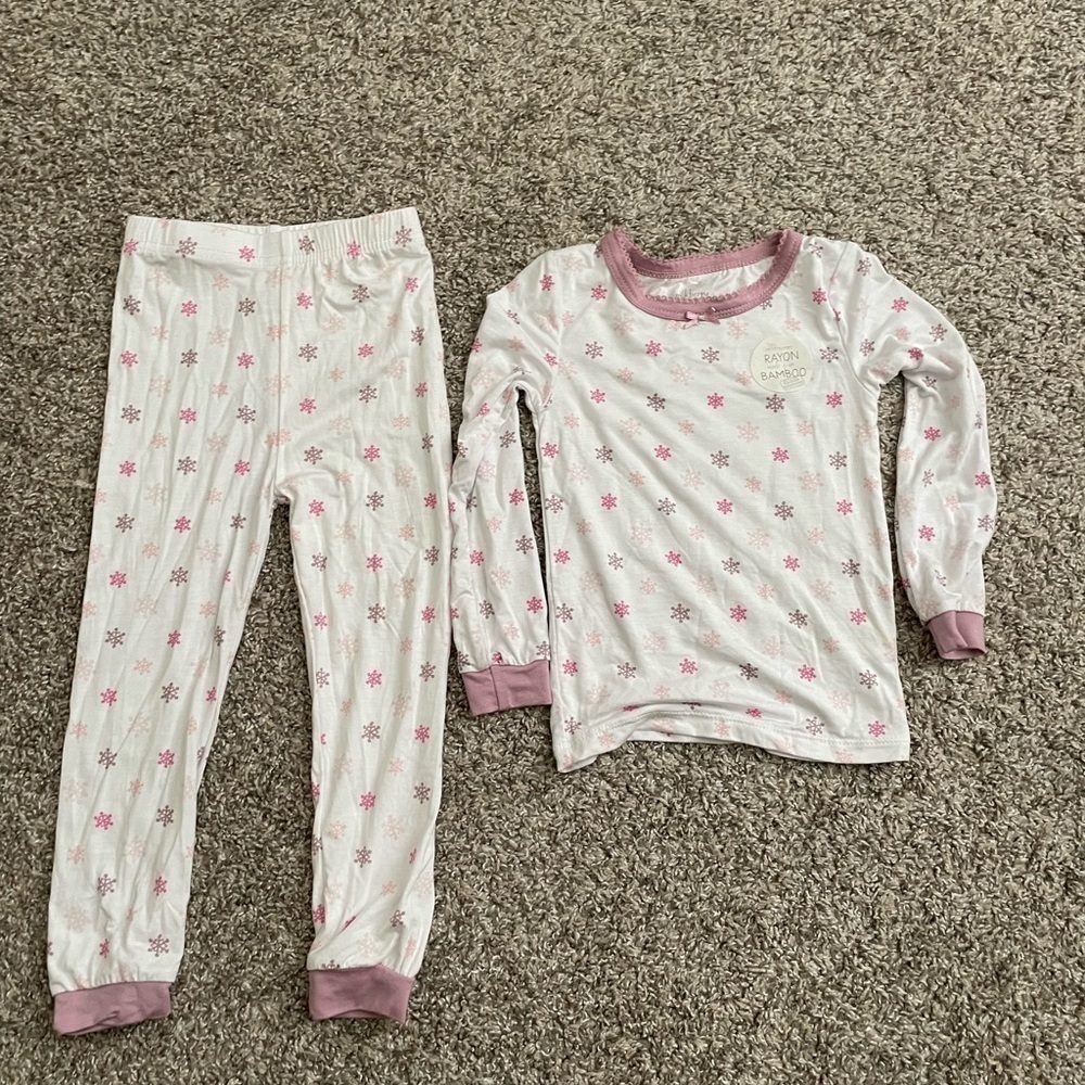 Pair of two NWT Milkberry 3t girl pj sets lightweight - Picture 2 of 10